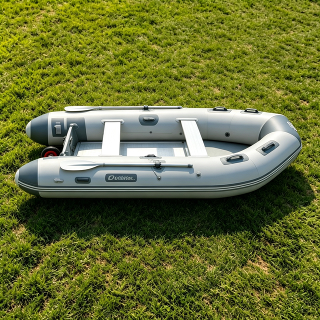 12 ft inflatable boat great for fishing and family use in Fishing, Camping & Outdoors in Gatineau - Image 9