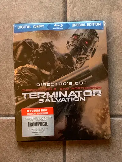 Terminator Salvation: Director's Cut (Future Shop Exclusive Ironpack) Warner UPC: 883929109999 Speci...