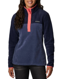 NEW Columbia Benton Springs Half Snap Fleece Pullover - Women's