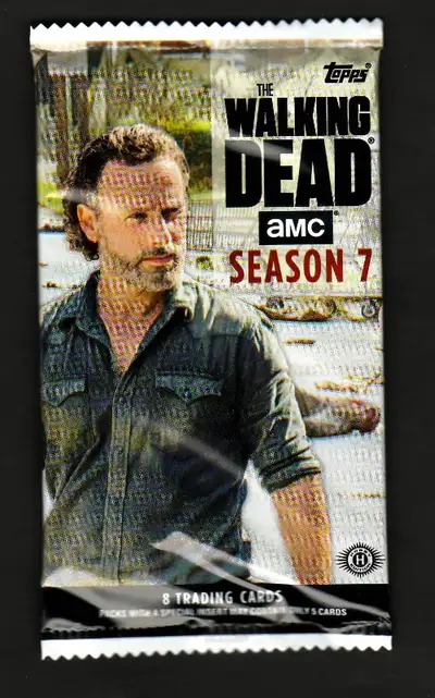 WALKING DEAD SEASON 7 FACTORY HOBBY SEALED PACK, View more