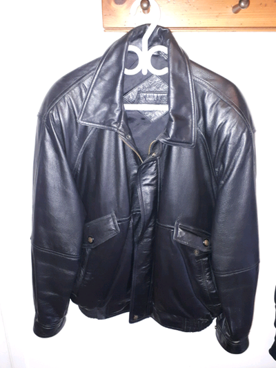 Leather Bomber Jacket, View more