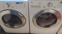 LG front load washer and dryer set 