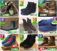 Mens Boots Shoes ⎮ Various Size 《 $50 -   $120    》PickUpOnly