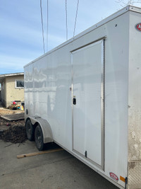 2022 16x7x7 impact cargo trailer with ramp door