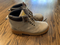 Suede work boots size 9.5