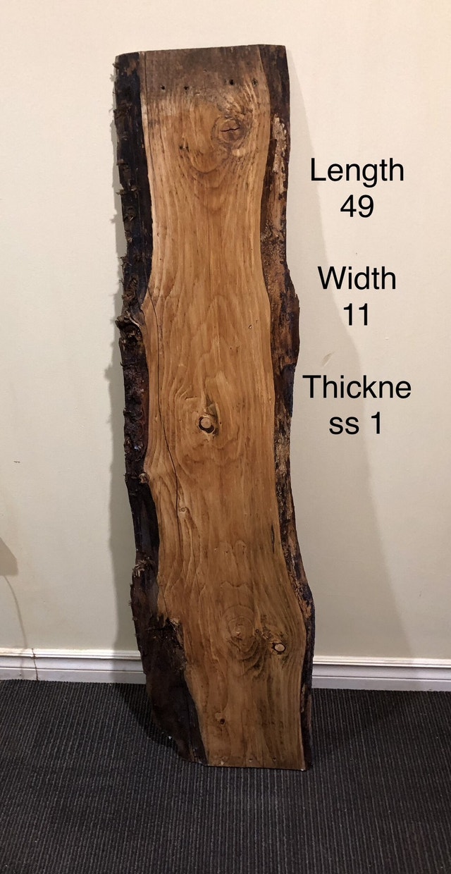 Multiple pieces of finished live edge wood Fireplace & Firewood