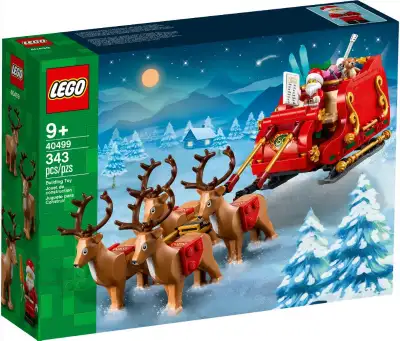 LEGO Santa's Sleigh Reindeers 40499 Winter Village Christmas NEW, View more
