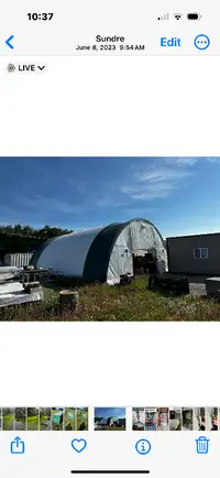 Fabric cladded Quonset