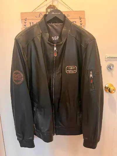 Aeronautica Militare Leather Jacket New, View more