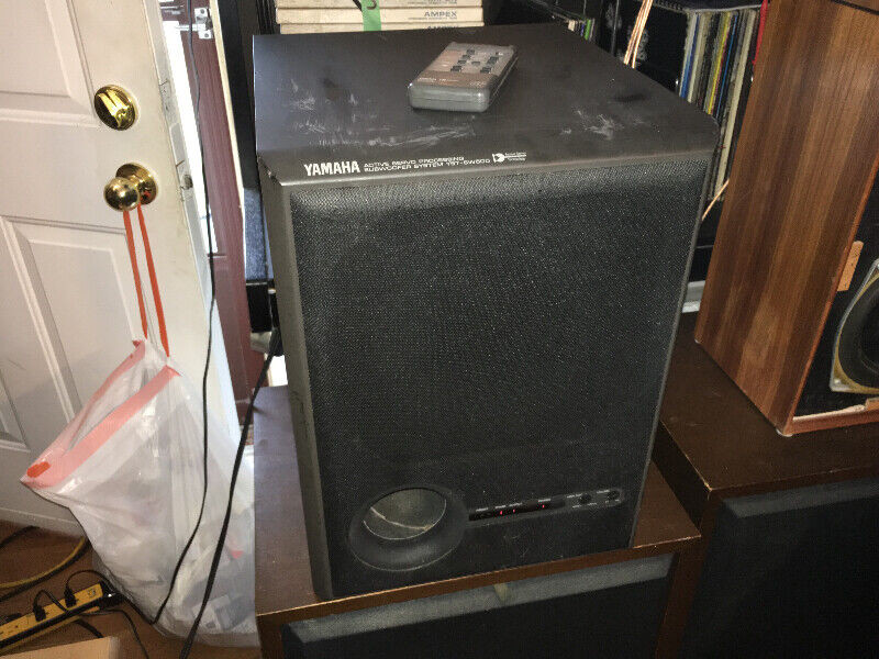 Yamaha YST-SW500 Powered Subwoofer, W/ Remote, Made In Japan for sale  