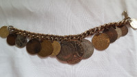 Vintage Coin Bracelet