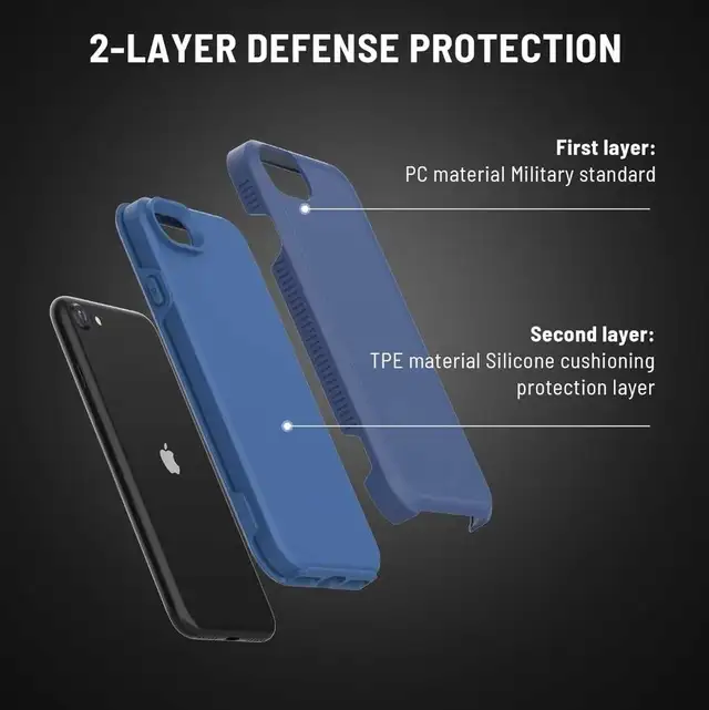 iPhone 8 case & screen protection (only fits 7/8/SE 2020) in Cell Phone Accessories in Ottawa - Image 3