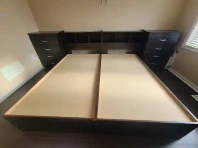 Bed Set with Head Board and Chest