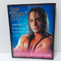 Bret Hart Wrestling Book WWF WWE