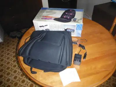 New Massaging / Heated Seat Cover For Home or Car - 110v and 12v, View more