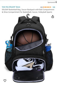 DSLEAF Basketball Gear Bag for sale
