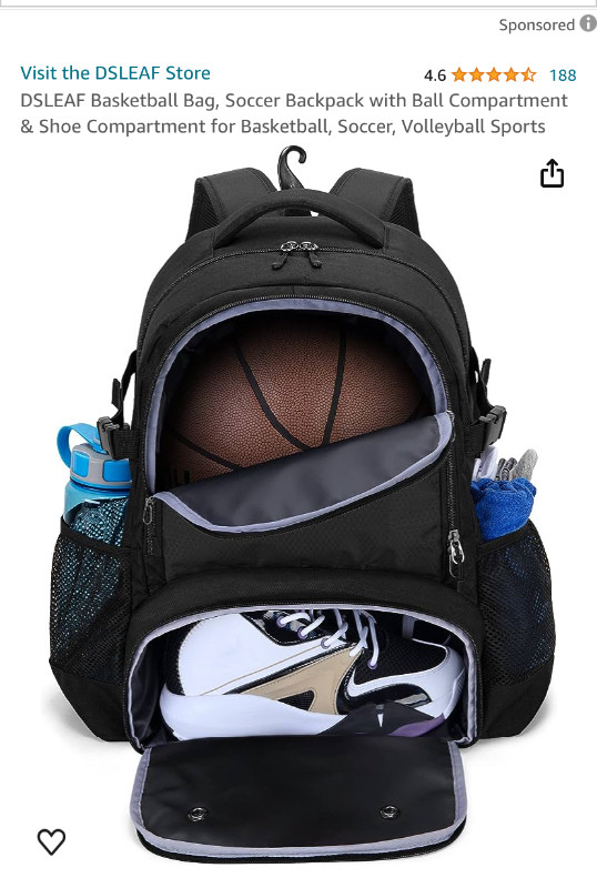 DSLEAF Basketball Gear Bag for sale in Basketball in City of Halifax