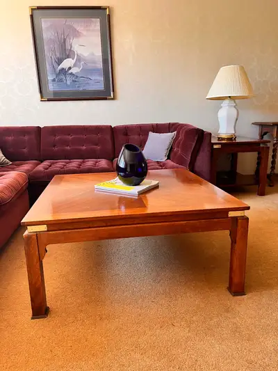 yskdtc88） Vintage Coffee Table Exquisite Meditation Table Wooden
