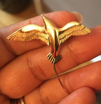 Collection of Gold Brooches with Different Prices (See Pictures)
