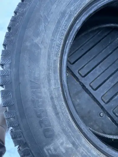 Toyo observed. Winter tire. One with 30% other with 20% life left. 50$ for both.