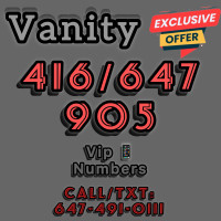 Exclusive Offer For 416/647/437/905 Vip cell voip landline phone