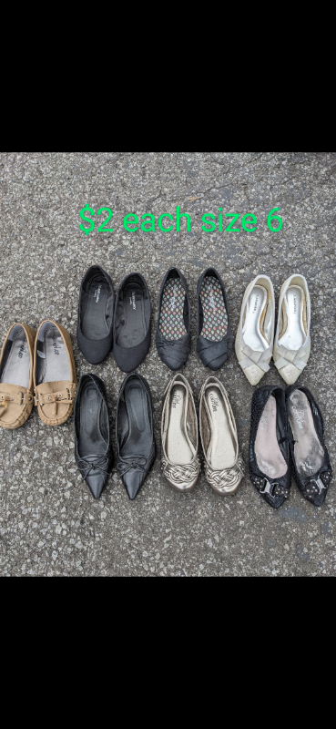 Women shoes size 6 & 7, View more