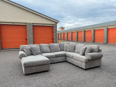 Grey Jupiter U Shaped Sectional , View more