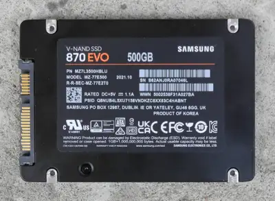 Samsung 870 EVO 500GB SSD, View more