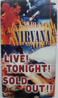 VHS video - Nirvana: Live! and The Godfather