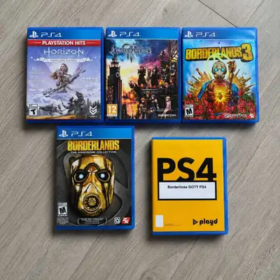 PS4 video game disks for sale or trade, View more