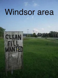 Clean Fill Wanted - Windsor Area