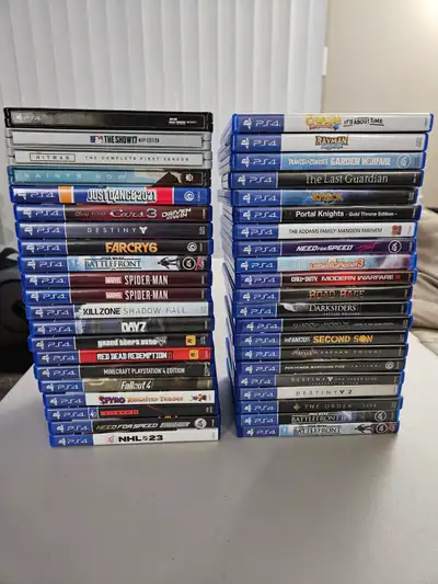 PS4 Games - Individually Priced - $5 & Up, View more