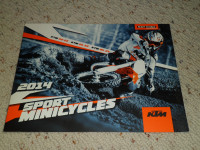 2014 KTM Motorcycle Sport Minicycles color brochure