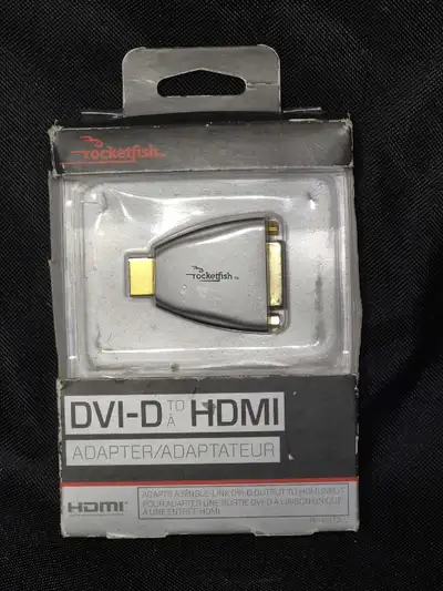 DVI-D to HDMI Adapter $5, View more