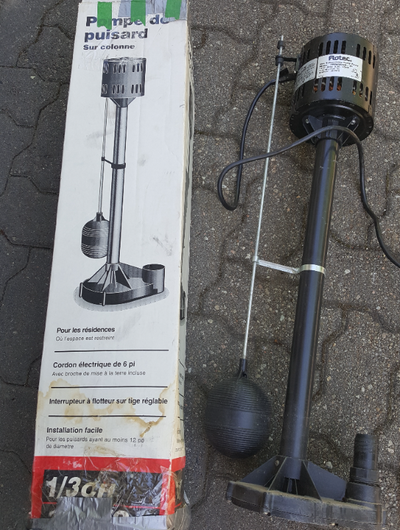 Pompe à puisard 1/3 HP, View more