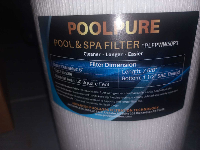 Hot tub filters.model #in the add  in Hot Tubs & Pools in Norfolk County - Image 2