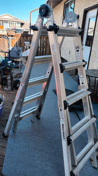 Extension ladder (21ft) A frame ladder (9ft)