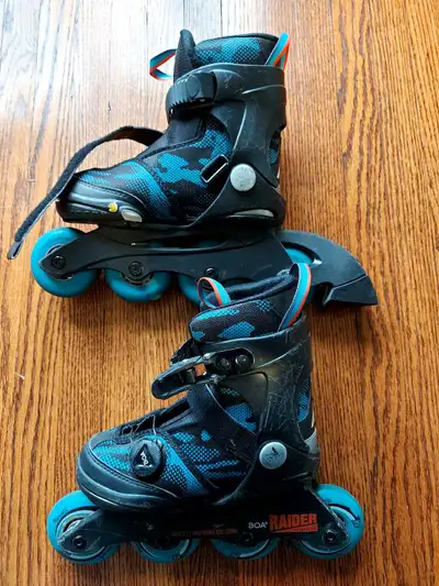 RAIDER BOA K2 INLINE SKATES SIZE 11-2 US (EURO 29-34) EXCELLENT!, View more