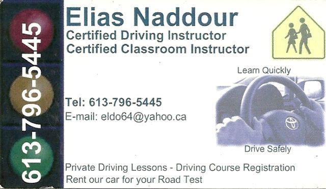 Ottawa driving courses and driving lessons in Other in Ottawa