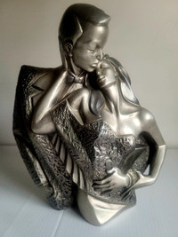 Austin Sculpture Art  Deco Couple By Alexander Daniel  