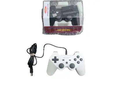 Two ps3 controllers. 20 each. One is new. Other is wired. The new one can also be used for ps2 or pc...