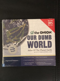 NEW the onion: our dumb world 3CD audiobook 