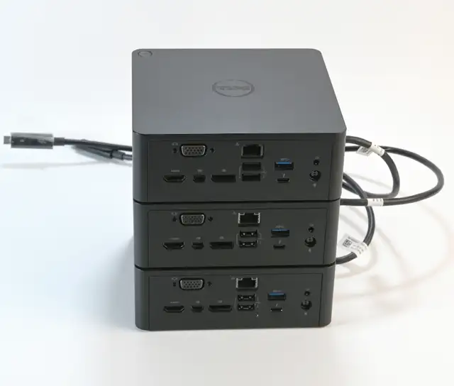 Lot of 3 Dell K16A USB-C TB16 Thunderbolt Docking Stations K1600 in Laptop Accessories in City of Toronto - Image 7