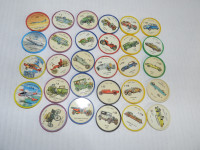 Vintage 1960s Jell-o / Hostess Antique Cars/Planes Wheel Coins