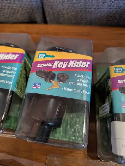 Lucky line sprinkler key hiders, $2 each or all 14 for $15, View more