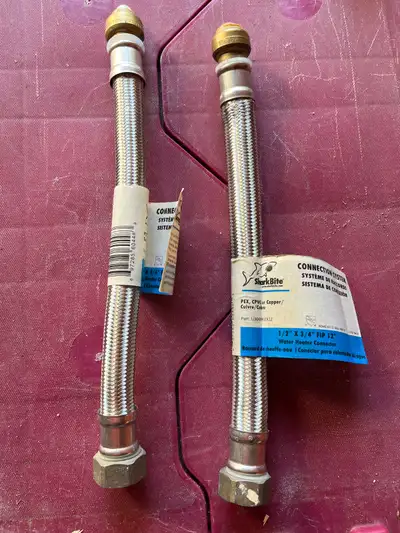 Sharkbite Water Heater Lines, View more