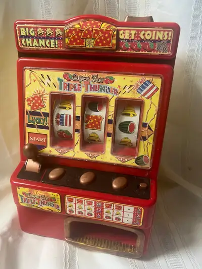 1980’s toy slot machine, View more