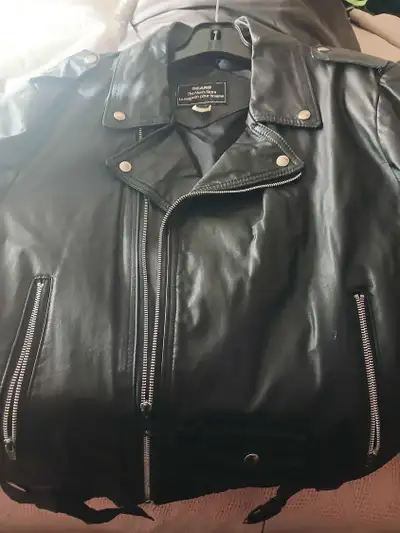 Sears Vintage Motorcycle leather jacket, View more