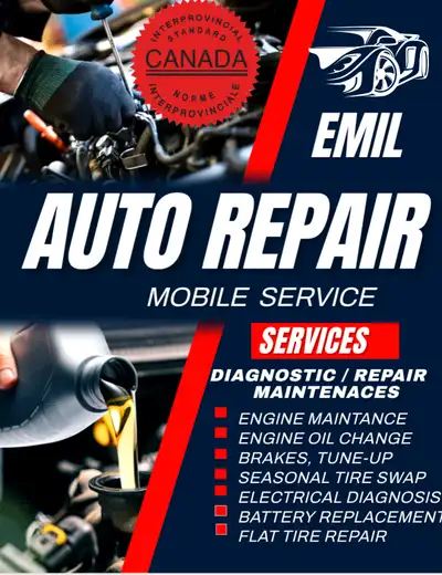 Mobile Mechanic – We Come to You! Need car repairs or maintenance but don’t have time to visit a sho...