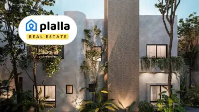 An exclusive development of 17 three-level villas with 3 and 4 bedrooms for sale in Selvazama Tulum...